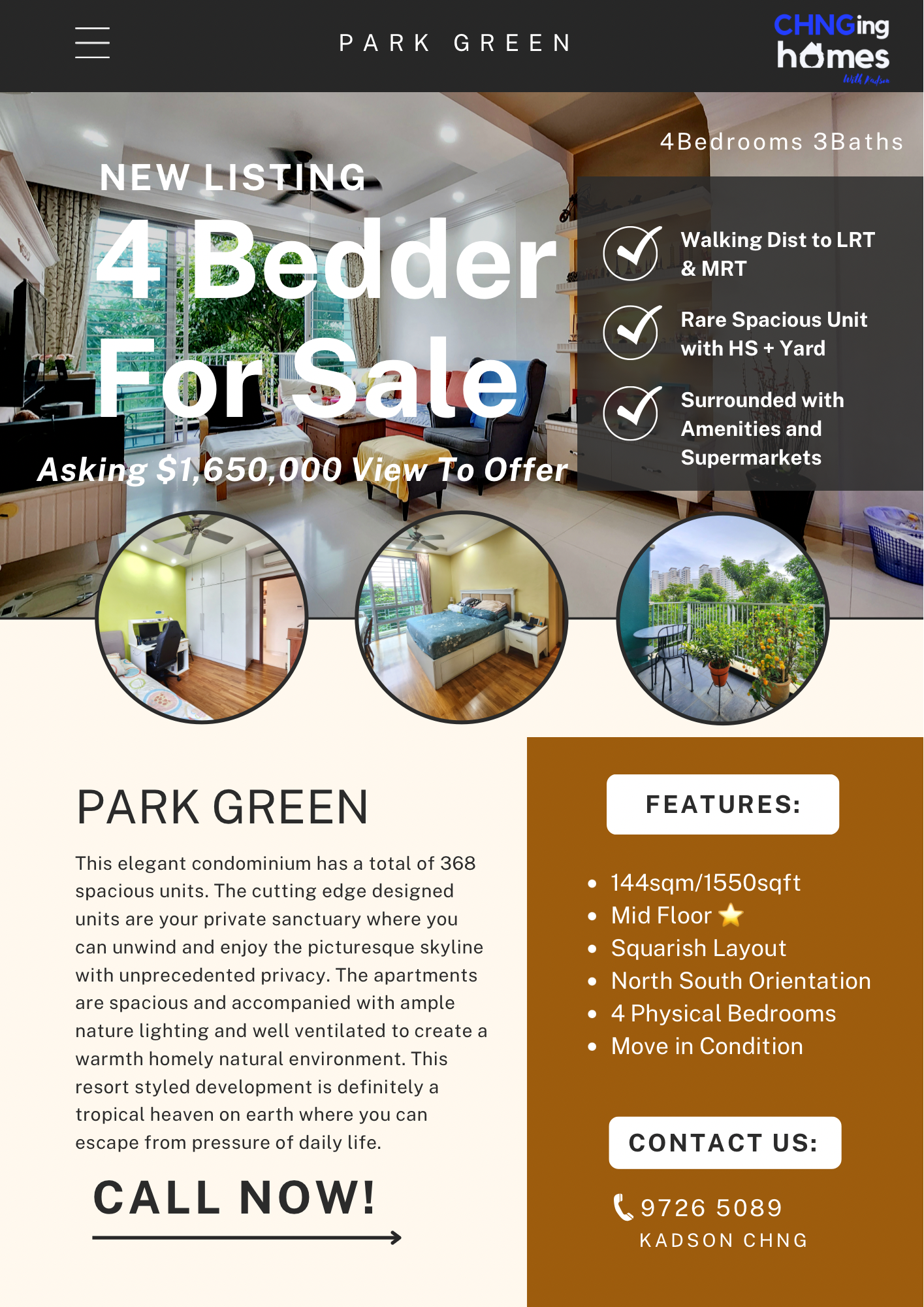 Recent Transactions Image of the Kadson Chng 莊朋鄅